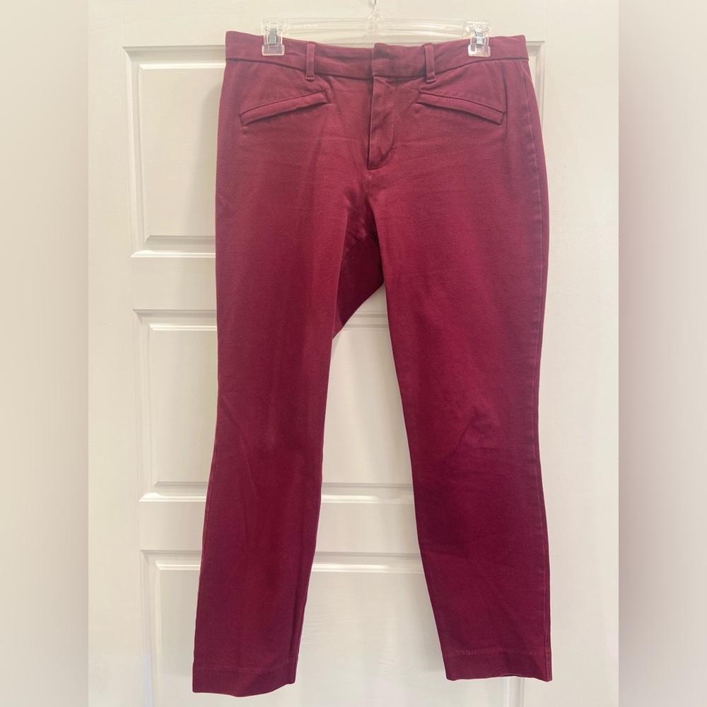 Women's Burgundy Pant - Size 6